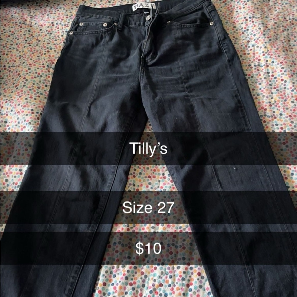 Tilly's High Rise Black Jeans